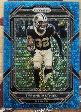 Tyrann Mathieu - 2022 Panini Prizm No Huddle Blue Disco  - #211 - /79
