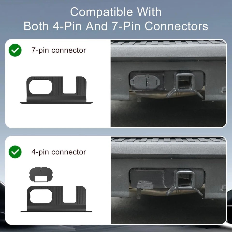 For 2022-2025 Ford Maverick Rear Bumper Cover Plate Hitch Cover Connector Panel Foto 2 de 4