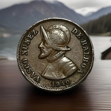 🔥 ESTATE FIND - 1940 Panama 1¼ Centesimos – Uno y Cuarto – Exact Item