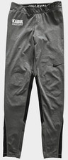 NIKE PRO Heather Gray & Black COOL Leggings KABUL RESOLUTE SUPPORT Womens S