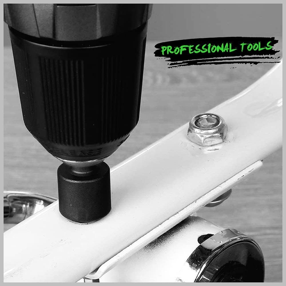 SWANLAKE PCS Power Nut Driver Set for Impact Drill, 1/4” Hex Head Drill Bit S...