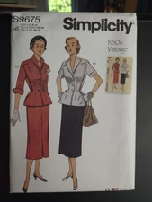 Simplicity Pattern - Misses' Skirt and Jacket (6-14) #S9675 - Uncut