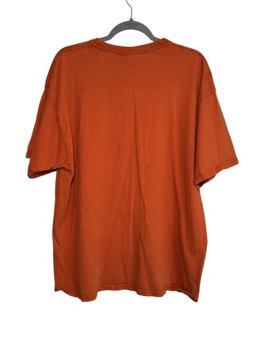 Vintage Texas Longhorns Shirt Men 2XL Orange Tee TSI  Y2K Spell Out Adult - Bild 5 von 6