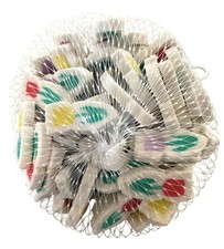 60ct Mesh Bag Mini Easter Erasers Tulip Shaped Kids School & Teacher Giveaway