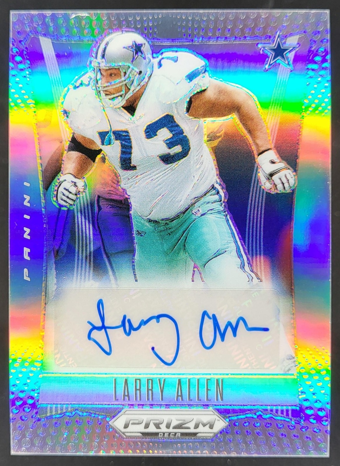 2024 Panini Prizm Deca Larry Allen Signatures Silver Auto Cowboys JP2