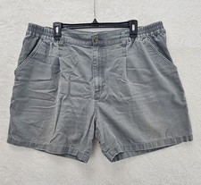 Cabelas Men s Pocket Shorts Khaki Green Hiking Campfire Wilderness Size XL