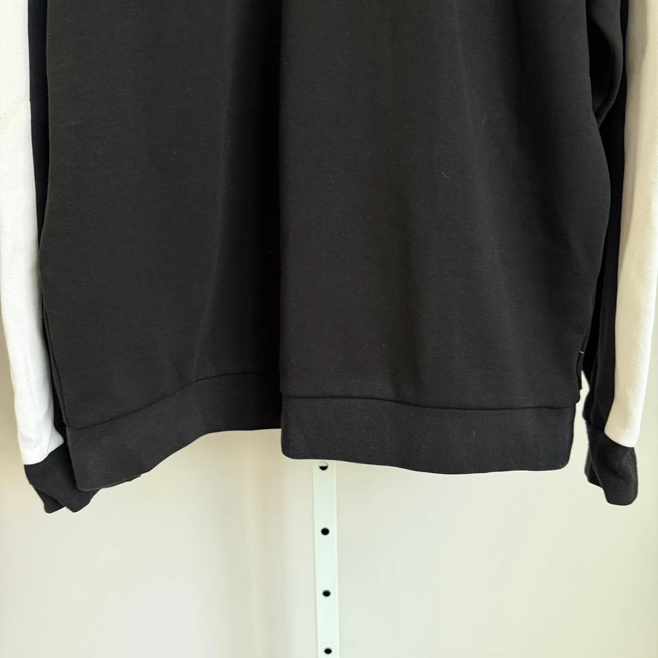Armani Exchange Crew Neck Sweatshirt Mens Black White Long Sleeve sz M - Image 3 of 4