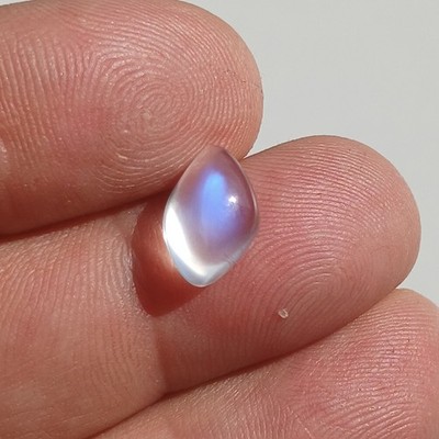 Loose Moonstone, Unique Designer Cabochon, 3.2 CT - 14.0 mm x 7.2 mm x 6.1 mm