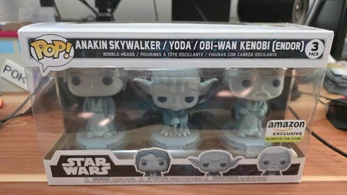 Funko Pop! Vinyl: Star Wars - Anakin Skywalker / Yoda / Obi- Wan Kenobi (Endor)