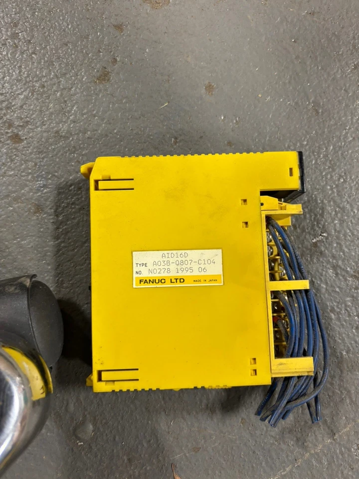 Fanuc AID16D I/O Module Type A03B-0807-C104 USED - Image 2 of 2