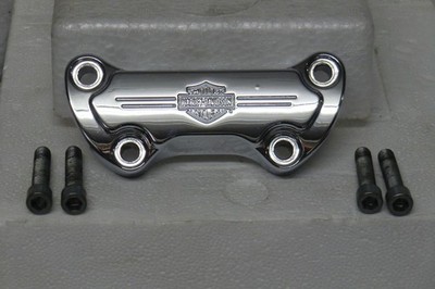 Harley-Davidson orig. Custom Lenkerklemme chrom, 1'' Lenker,Softail,Dyna,XL ab 74