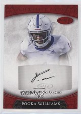 2021 Sage Aspire Red Pooka Williams Jr #ASP-141 Auto 0c6