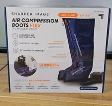 Sharper Image Air Compression Boots Flex, Large/XLarge - New-Open Box