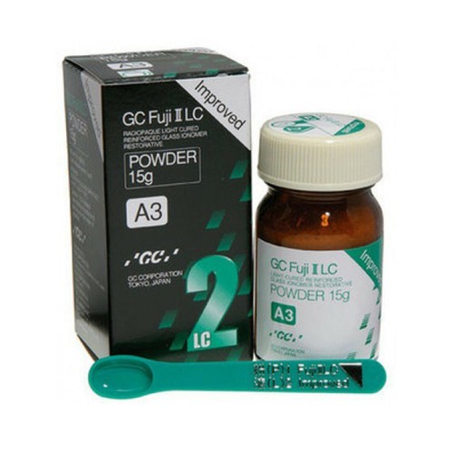 GC Fuji II LC Light-Cured Resin-Reinforced Restorative Glass Ionomer Cement A3 - Foto 3 di 13