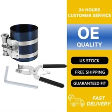 Piston Ring Compressor Tool Kit, Adjustable 2-1/8" to 7" with Installer Plier