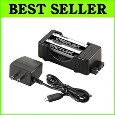 Rechargeable Lithium-Ion Battery Charger Kit with LED Indicators & Dual Input