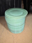 VINTAGE LOT OF 21 FIRE-KING JADITE BREAD PLATES