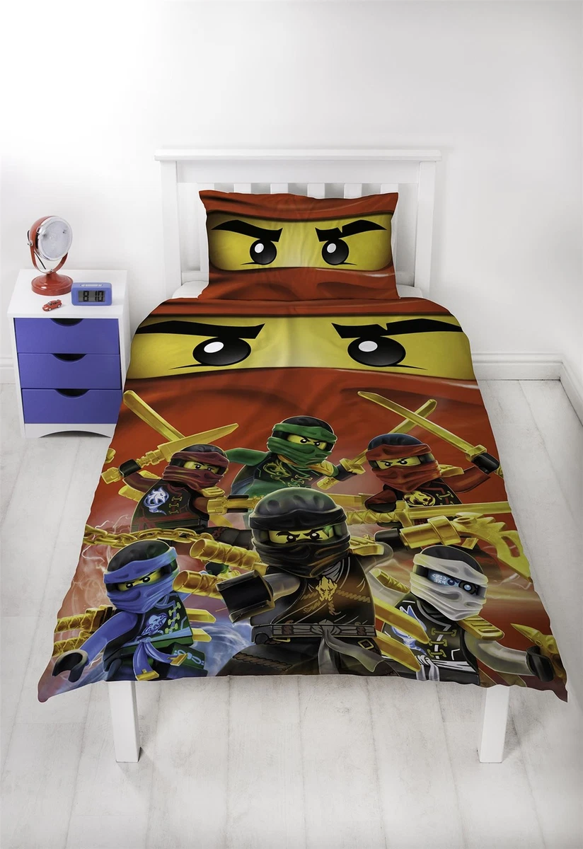 Lego Ninjago Collective Single Panel Duvet Reversible Bedding Set
