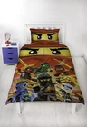 Lego Ninjago Collective Single Panel Duvet Reversible Bedding Set