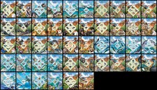 Australian Fauna Collection of Solomon Is. 46 sheets MNH Yvert CV621&euro; #CNA179