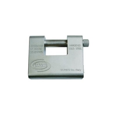 Lucchetto A Campana POTENT 2600.09 Per Serranda - Base Acciaio, Compatibile Con Cilindri Profilo Europeo