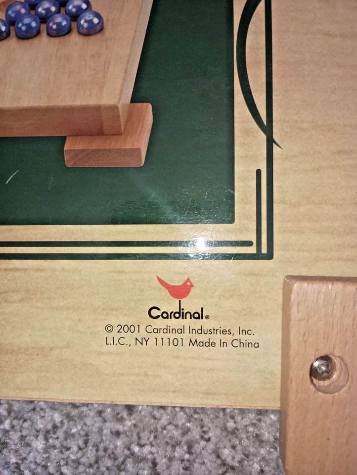 Canicas de vidrio a damas chinas The Oakmont Collection 2001 juego de mesa vintage Foto 4 de 4