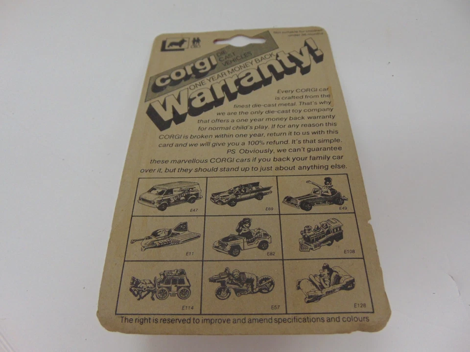 Vintage Corgi City Metropolis Superman Buick Police Car Sealed - Image 4 of 4