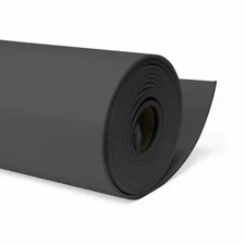 Black Foam Closed Cell 1/4" Volara High Density EVA Crafts Upholstery 60"W BTY