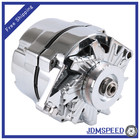 For Chrome BBC SBC Chevy GM Alternator 1 Wire Chevy 327-350-396-427-454 110Amp