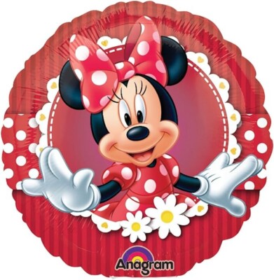Anagram #24813 Disney Minnie Mouse Foil Mylar Balloon Birthday Party - NEW