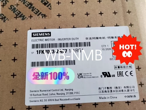 Siemens 1FK7063-2AF71-1RG1  Servo driver Brand new FedEx or DHL