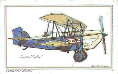 Airline Postcards       Curtiss Falcon   NAT U.S. Mail Express 