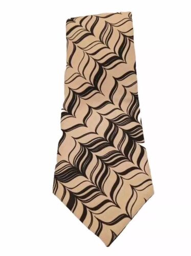 Trippy Striped Repp NeckTie Handmade Sewn By Ruth Doby Vintage Dipped Ripple - 第 1/11 張圖片