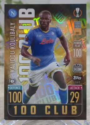 2021-22 Topps Match Attax Champions 100 Club Kalidou Koulibaly #CLU2 Napoli