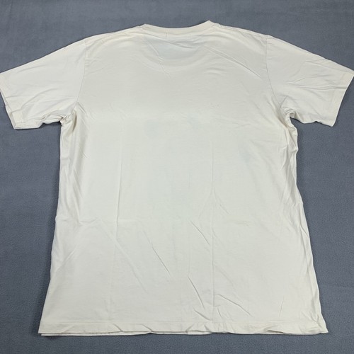 UT Uniqlo Mickey Mouse Shirt Adult XL Beige Short Sleeve Marching Mickey Mens - Picture 8 of 11