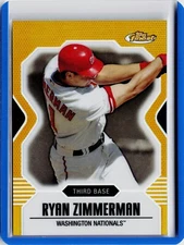 2007 FINEST GOLD REFRACTOR #11 - RYAN ZIMMERMAN #ED 19/50