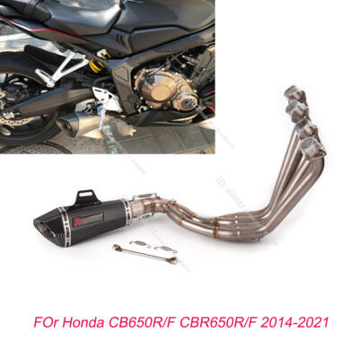 For Honda CBR650R/F CB650F/R 14-23 Exhaust System Front Header Pipe 51mm Muffler