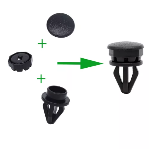 4X Parcel Shelf Clips For Nissan Juke F15 Later Rear Plastic Button Hanger - Picture 5 of 11