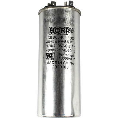 Condensatore 40 Uf 450v Condensatore Doppio Motore AC 40 5 UF MFD 370-440V CBB65-R - Alta Qualit&agrave; Per Condizionatori Centrali Condensatore 40 5 UF 440V