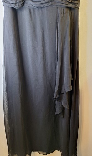 Women's Plus Size Black Long Formal Dress Sz 20 Wedding Bridesmaid Whimsigoth - Picture 5 of 8