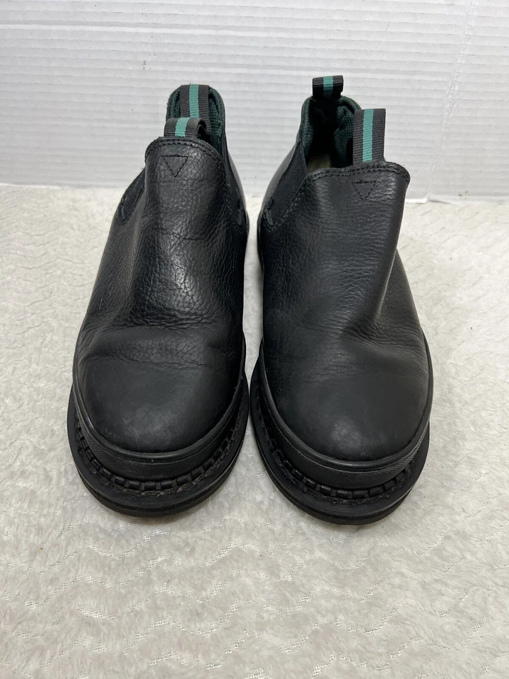 Bota de trabajo Georgia Giant para mujer talla 7,5 W Romeo de cuero negro sin cordones G3060 Foto 3 de 4