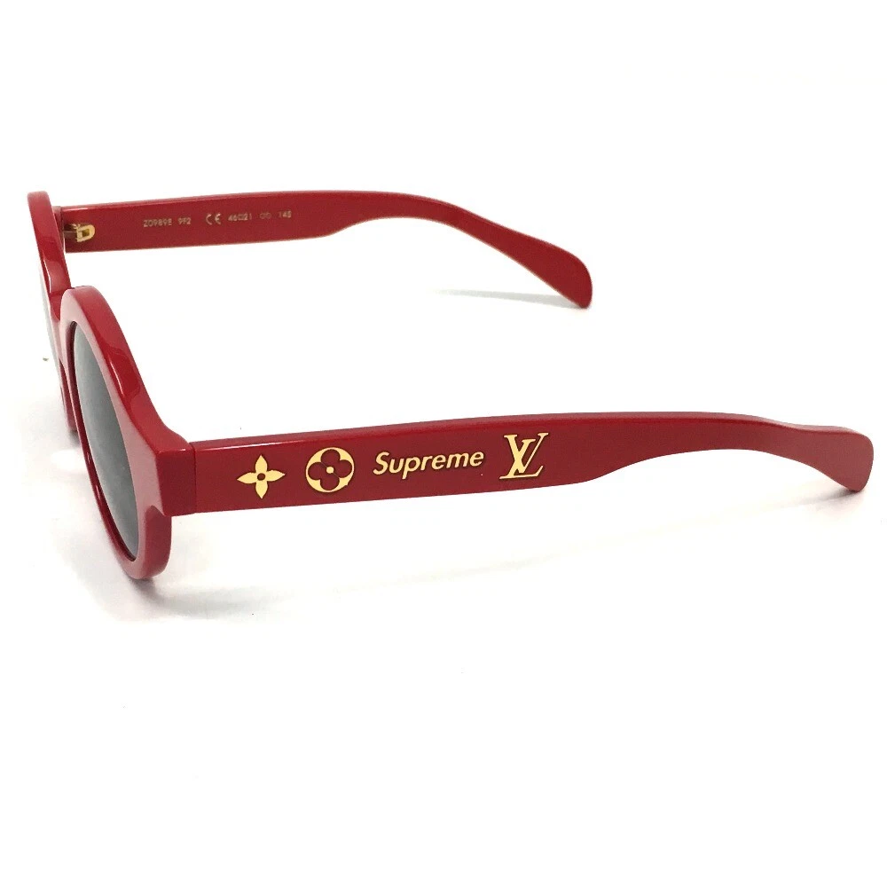 Supreme X Louis Vuitton Downtown Sunglasses White for Men