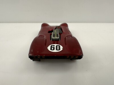 Rare Vintage 1969 Hot Wheels Redline Ferrari 312P Magenta Red USA