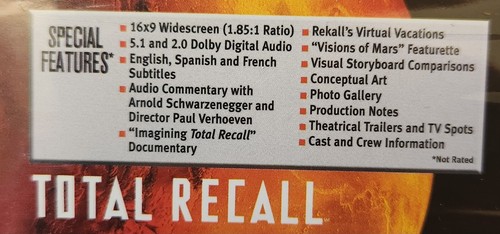 Total Recall / Terminator 2: Judgment Day 2007 DVD Action Sci-Fi New/Sealed Reg1 - Picture 5 of 6