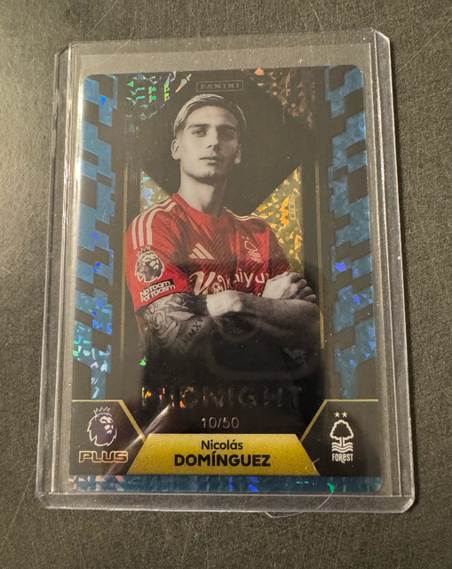 Panini Adrenalyn XL PLUS 2025  - Nicolas Dominguez Nottingham Forest 10/50