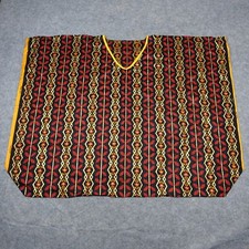 VINTAGE Homeland Kaftan Red Black Dashiki Caftan Moroccan African Traditional OS