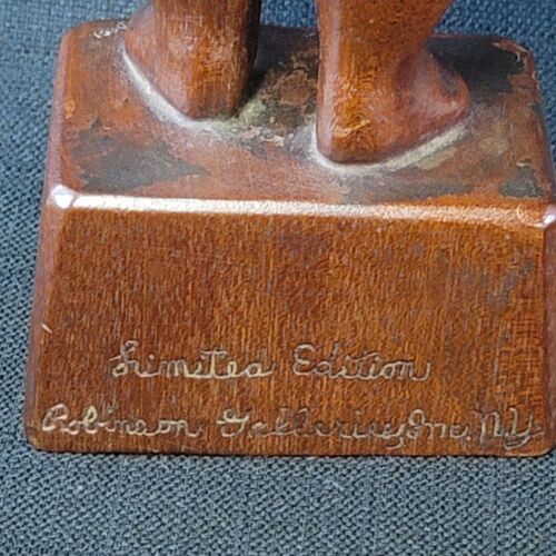 Chaim Gross American Carved Wood Sculpture Original "Circus Girl" 1939 - Picture 5 of 12