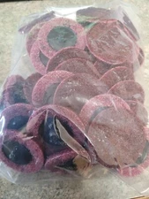 50Pc 3M 07481 2" Medium Roloc Scotch Pads Roloc Surface Sanding Disc USA MAROON