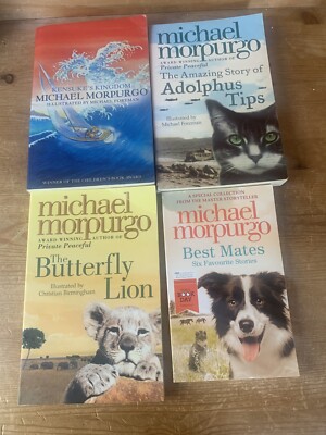 Bundle of 4 Michael Morpurgo Childrens Novels - READ DESCRIPTION