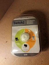Image of Belkin Switch2 Series 2 Port USB VGA KVM Switch between 2 computers
